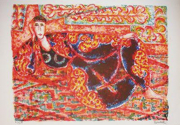 Odalisque  couleurs