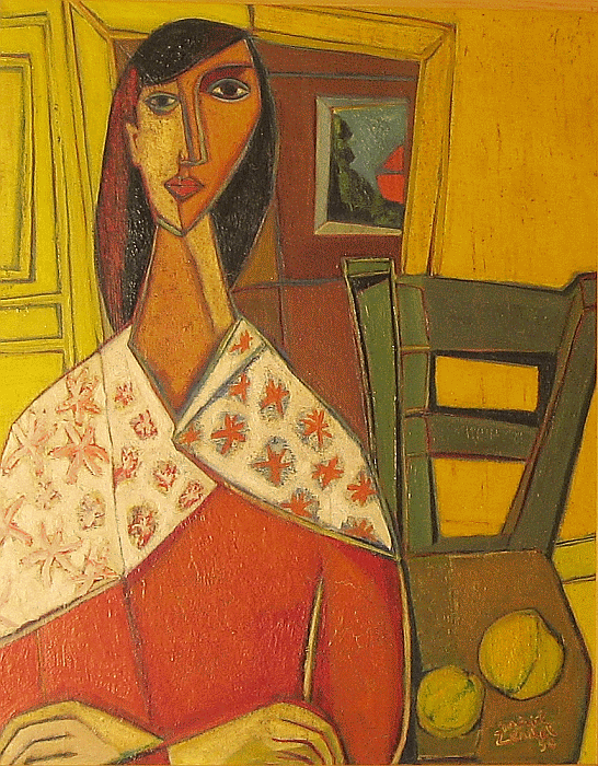 La femme en rouge